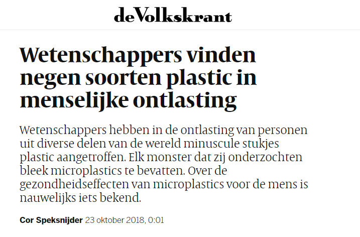 Onderzoekers vinden 9 verschillende soorten plastic in menselijke ontlasting_Volkskrant (2)