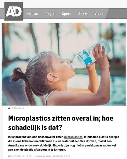 AD: Microplastics zitten overal in